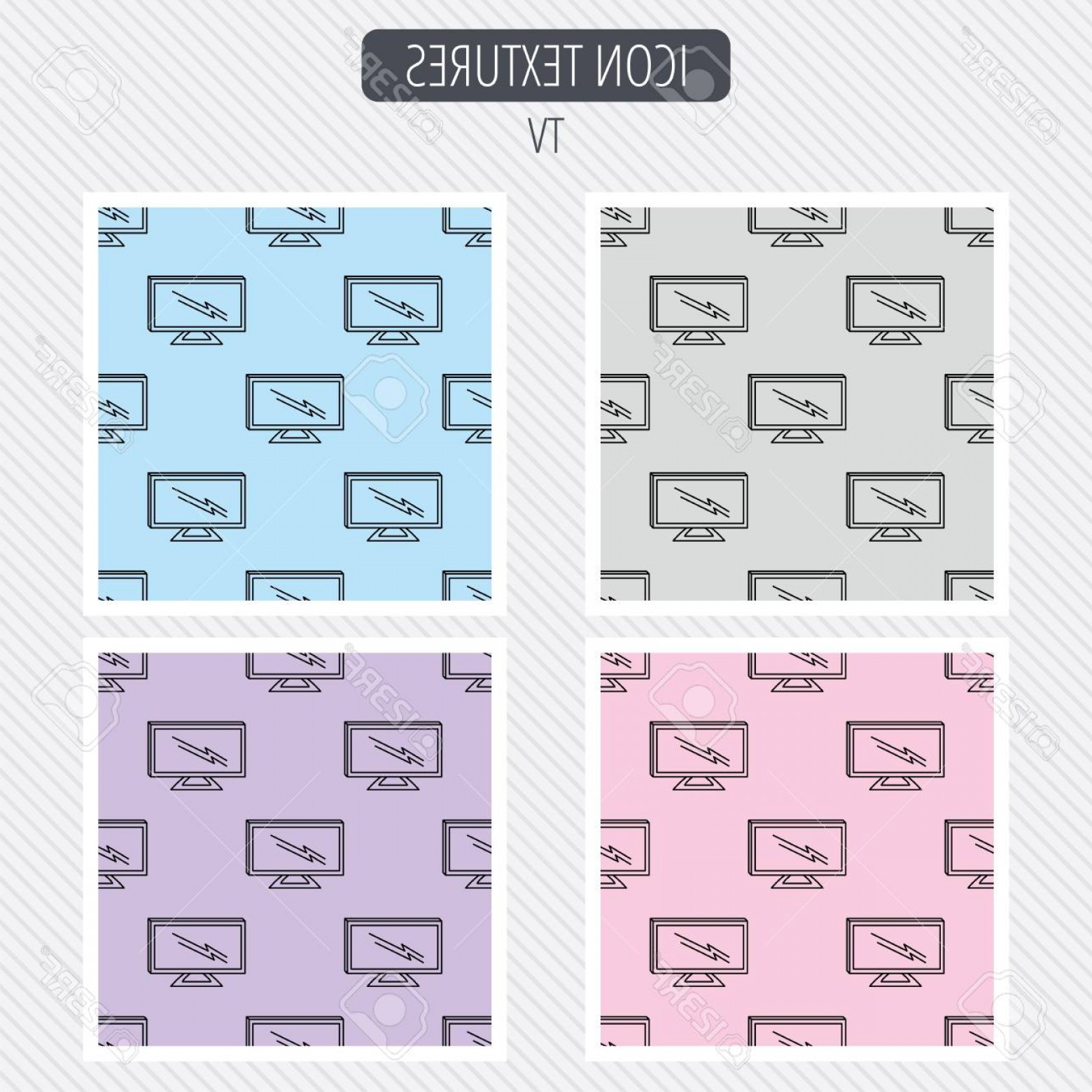 1560x1560 Photostock Vector Lcd Tv Icon Led Monitor Sign Widescreen Display