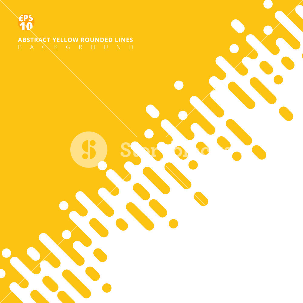 1000x1000 Abstract Diagonal Yellow Mustard Rounded Lines Halftone Transition