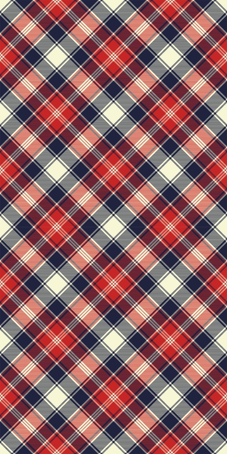 735x1470 Check Fabric Texture Diagonal Lines Seamless Pattern Vector