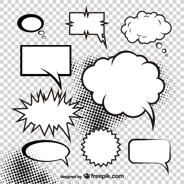 626x626 Mushroom Cloud Of The Comic Style Dialog Box Vector Vector Free