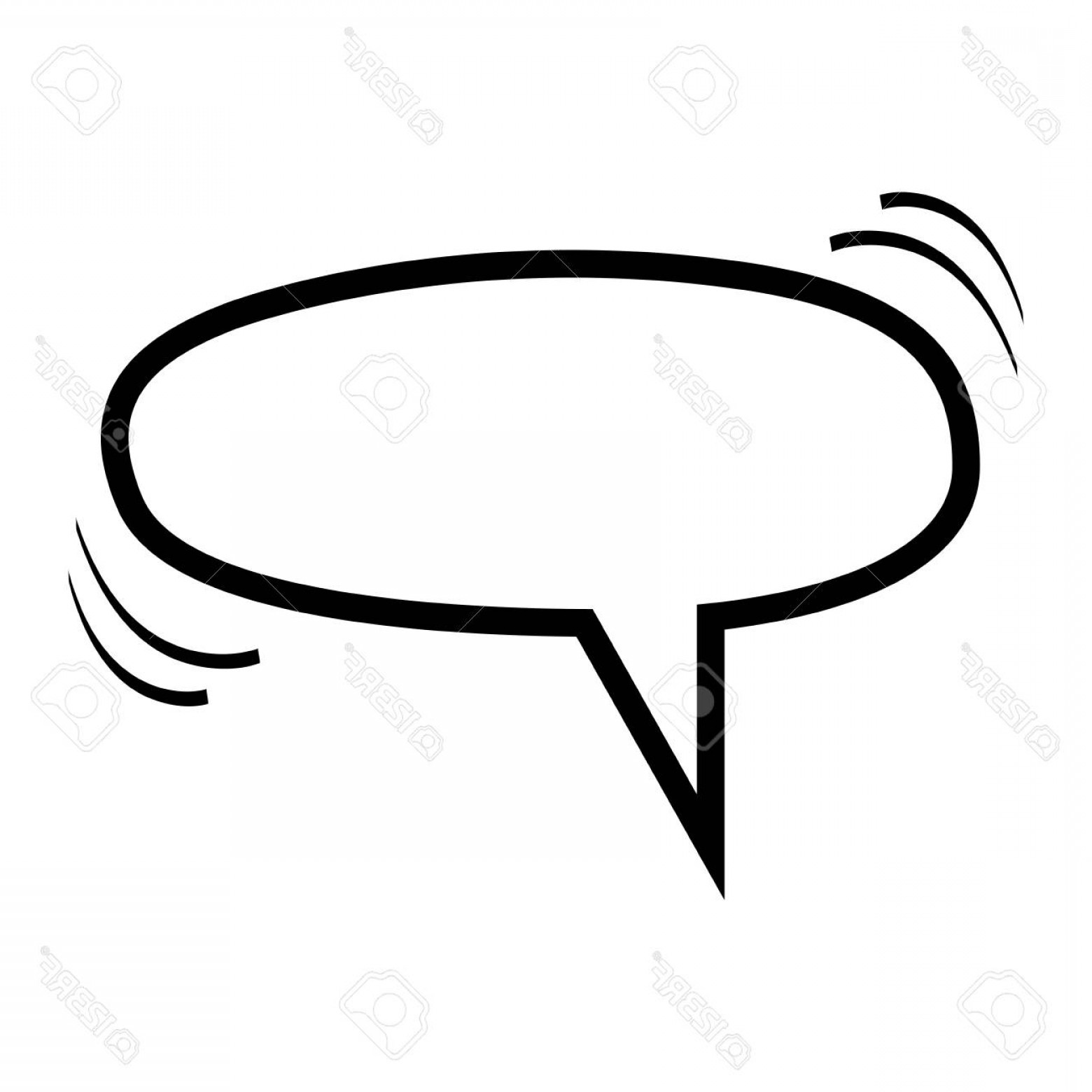 1560x1560 Photostock Vector Monochrome Silhouette Ellipse Shape Dialog Box