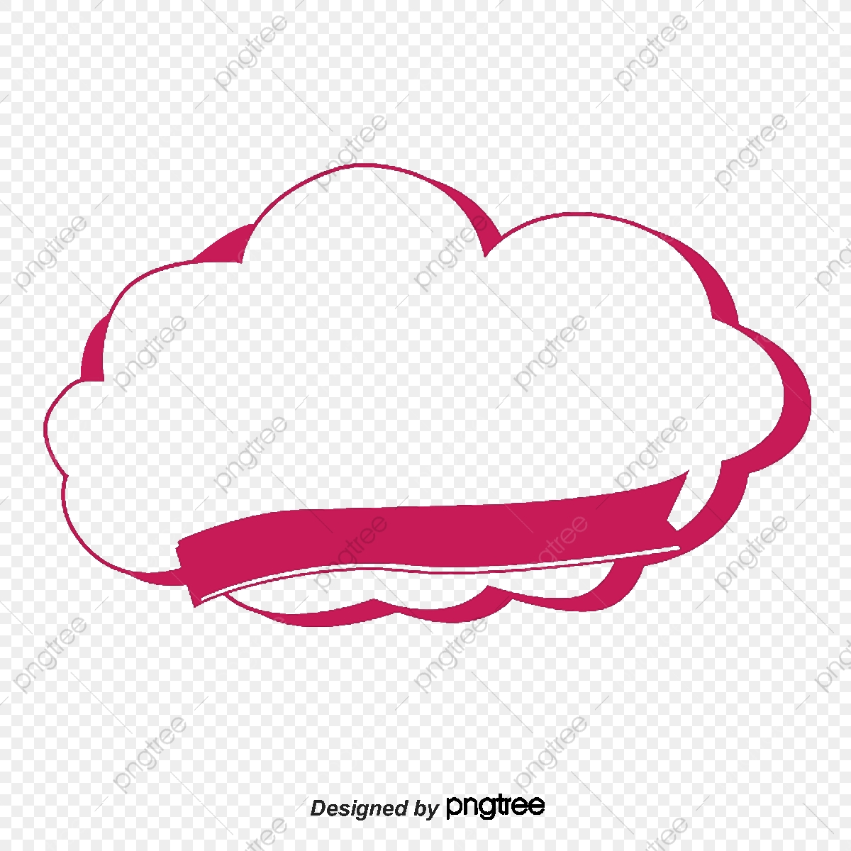 1200x1200 Pink Cloud Dialog Box, Vector Png, Dialog Box, Pink Dialog Png