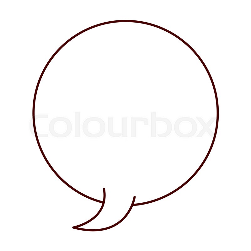 800x800 Silhouette Oval Callout For Dialogue Stock Vector Colourbox