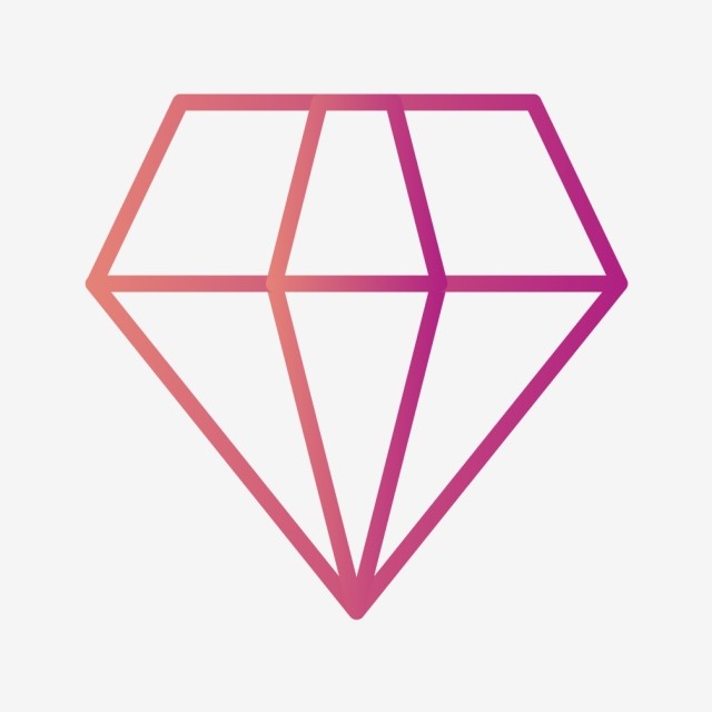 640x640 Vector Icono De Diamante, Diamond, Diamond Icon Png Y