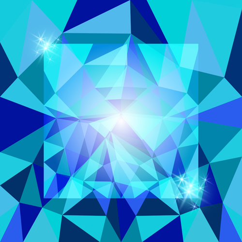 500x500 Diamond Geometric Shapes Background Vector Free Download