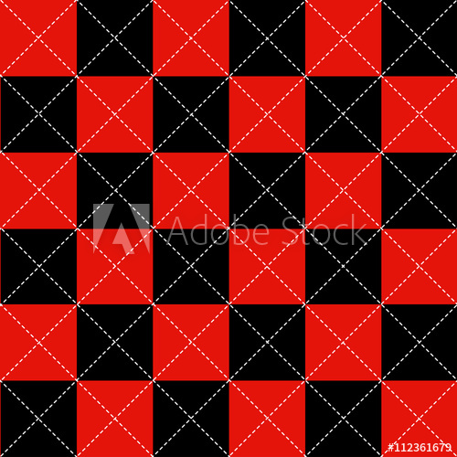 500x500 Red Black White Chess Board Diamond Background Vector Illustration