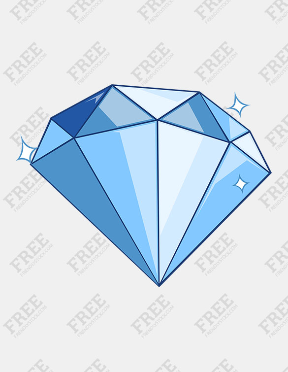 585x755 Free Graphic Shiny Diamond