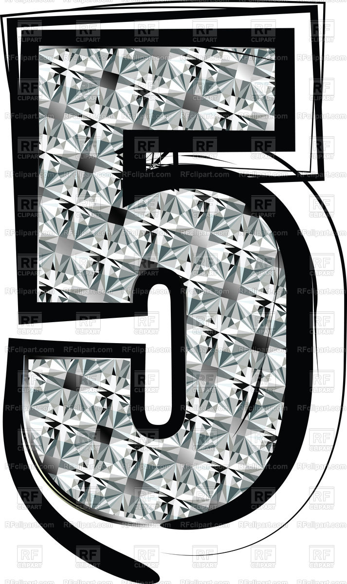 713x1200 Diamond Font Number Vector Image Of Fonts Type Aroastock