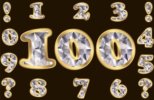 497x322 Vector Diamond Fonts Free Vector Download