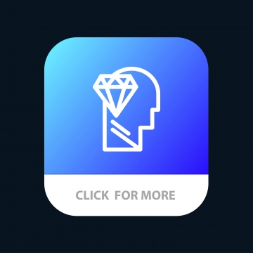 360x360 Mind Perfection Diamond Head Abstract Circle Background Flat