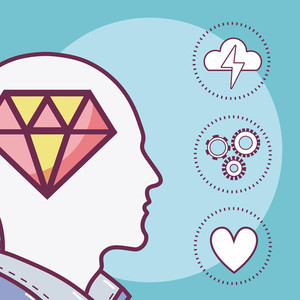 300x300 Diamond Head Royalty Free Vectors