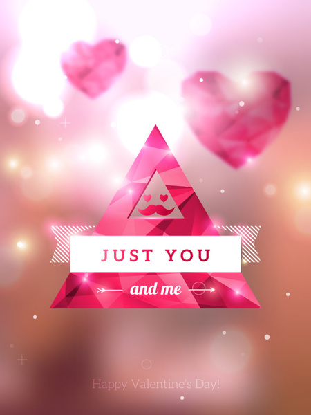 450x600 Diamond Heart Creative Vector Graphics Free Vector In Encapsulated