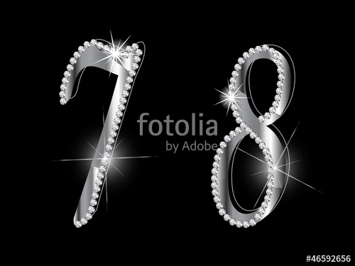 500x375 Diamond Numbers Stock Image And Royalty Free Vector