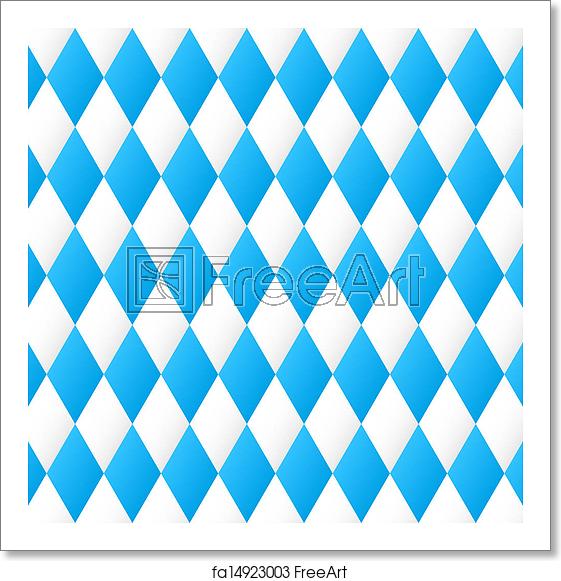 Free Art Print Of Seamless Diamond Pattern In Blue And White 561x581 Free Art Print Of Seamless Diamond Pattern In Blue And White