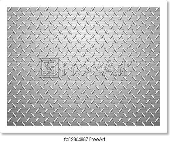 560x470 Free Art Print Of Diamond Plate Metal Texture Background Vector