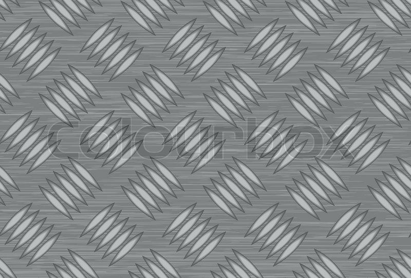 800x542 Seamless Steel Diamond Plate Vector Stock Vector Colourbox