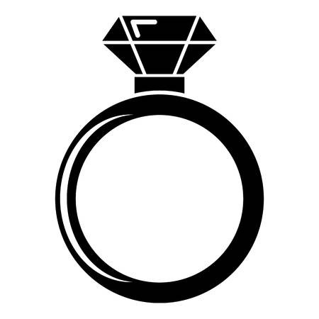 Diamond Engagement Ring Icon Simple Illustration Of Diamond 450x450 Diamond Engagement Ring Icon Simple Illustration Of Diamond