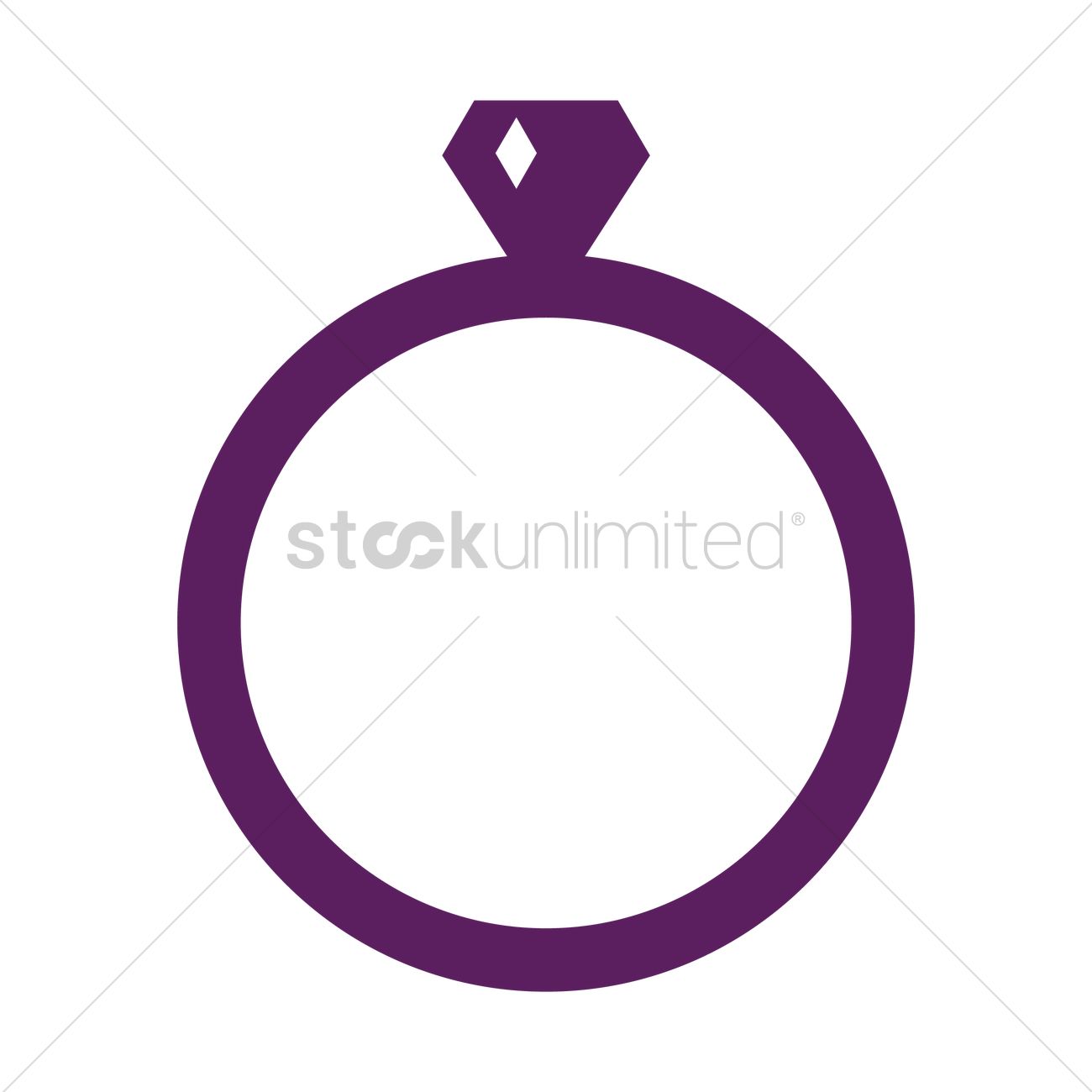Diamond Ring Vector Image 1300x1300 Diamond Ring Vector Image