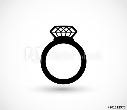 Diamond Ring Vector 500x433 Diamond Ring Vector