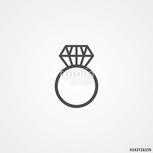 Diamond Ring Vector at Vectorified.com | Collection of Diamond Ring ...