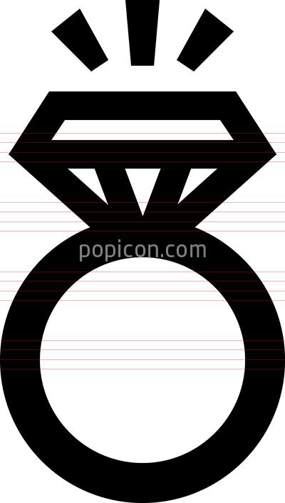 Diamond Ring Vector Icon 400x704 Diamond Ring Vector Icon