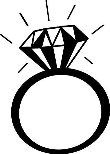 Diamond Ring Vector Free Download at Vectorified.com | Collection of ...