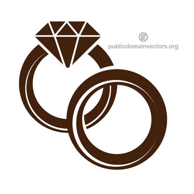 660x660 Wedding Rings Vector Free Vectors Ui Download