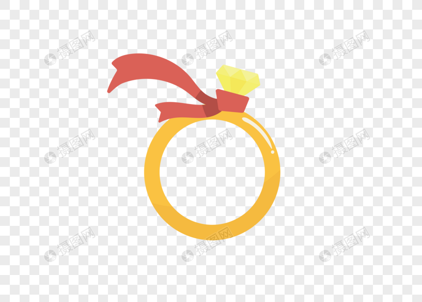 860x615 Cartoon Cute Yellow Gold Diamond Ring Vector Png Image Picture