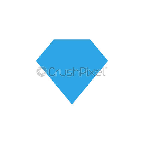 500x500 Diamond Shape Graphic Design Template Vector Illustration, Stock