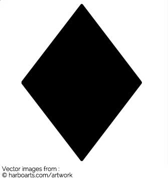335x355 Download Black Diamond Shape