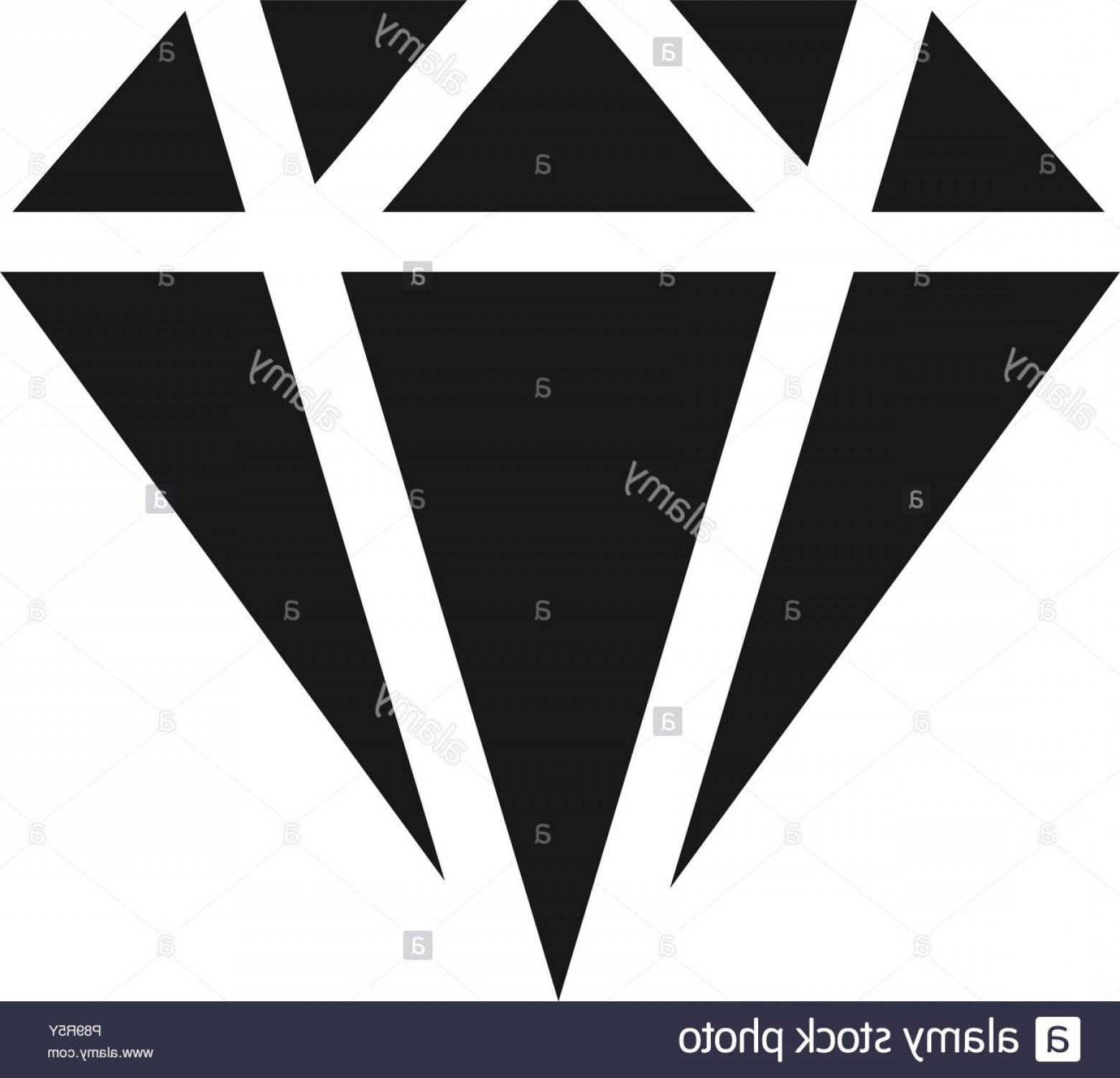 1560x1501 Diamond Icon Vector Simple Flat Symbol Perfect Black Pictogram