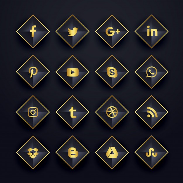 Social Media Icons Pack In Diamond Shape Vector Free Download 626x626 Social Media Icons Pack In Diamond Shape Vector Free Download