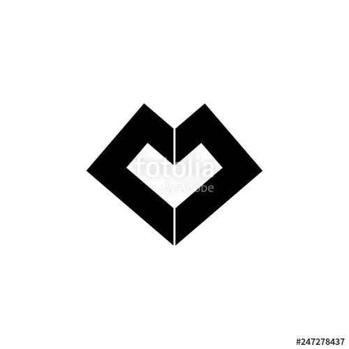 Abstract Letters M Diamond Shape Logo Vector Stock Image 500x500 Abstract Letters M Diamond Shape Logo Vector Stock Image