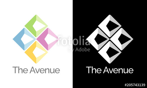 Logo Design With Four Diamonds, Logo Design With Diamond Shape 500x300 Logo Design With Four Diamonds, Logo Design With Diamond Shape