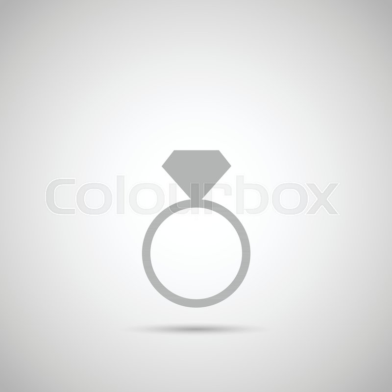 800x800 Illustration Of A Diamond Silhouette Stock Vector Colourbox
