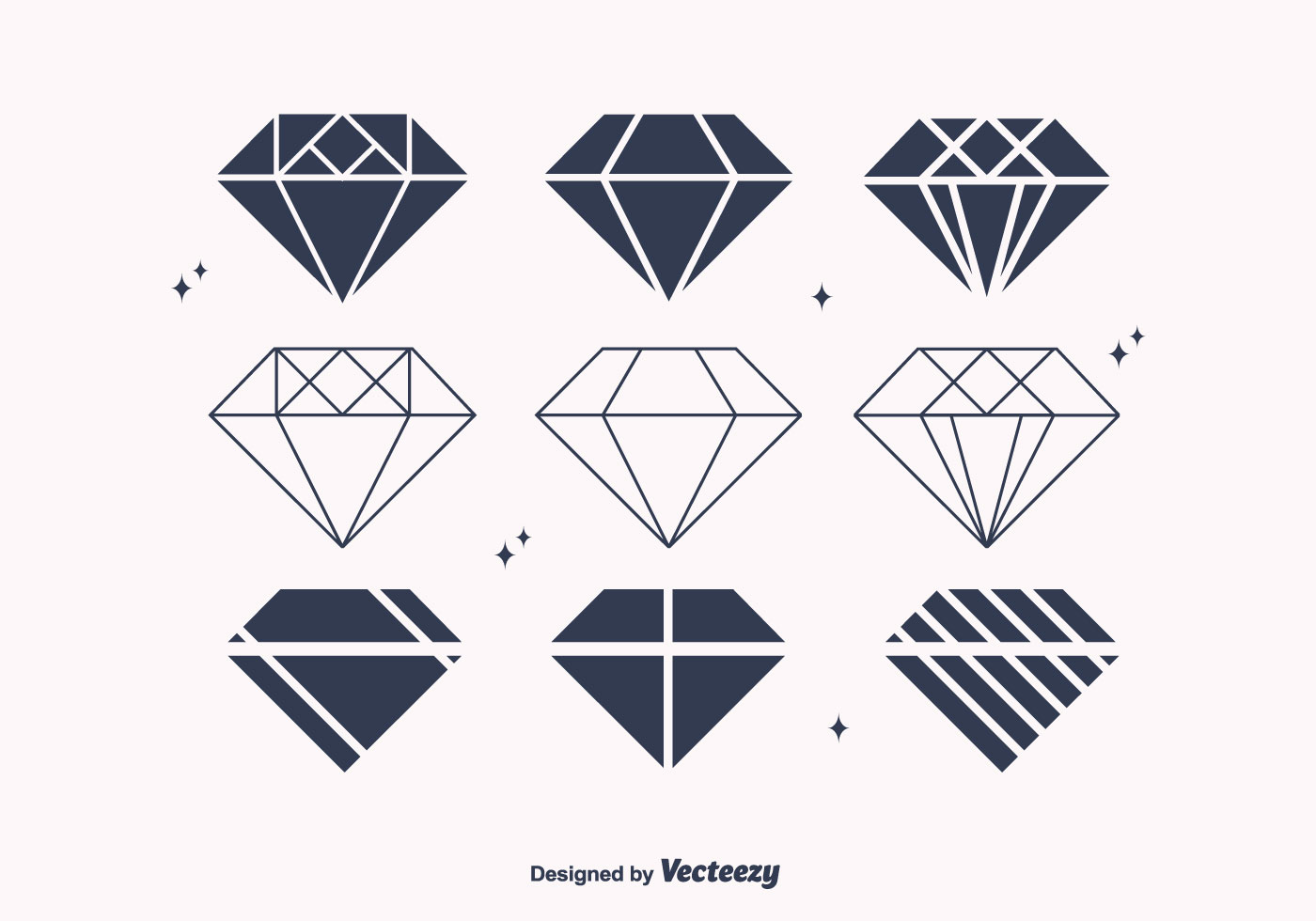 1400x980 Diamond Free Vector Art