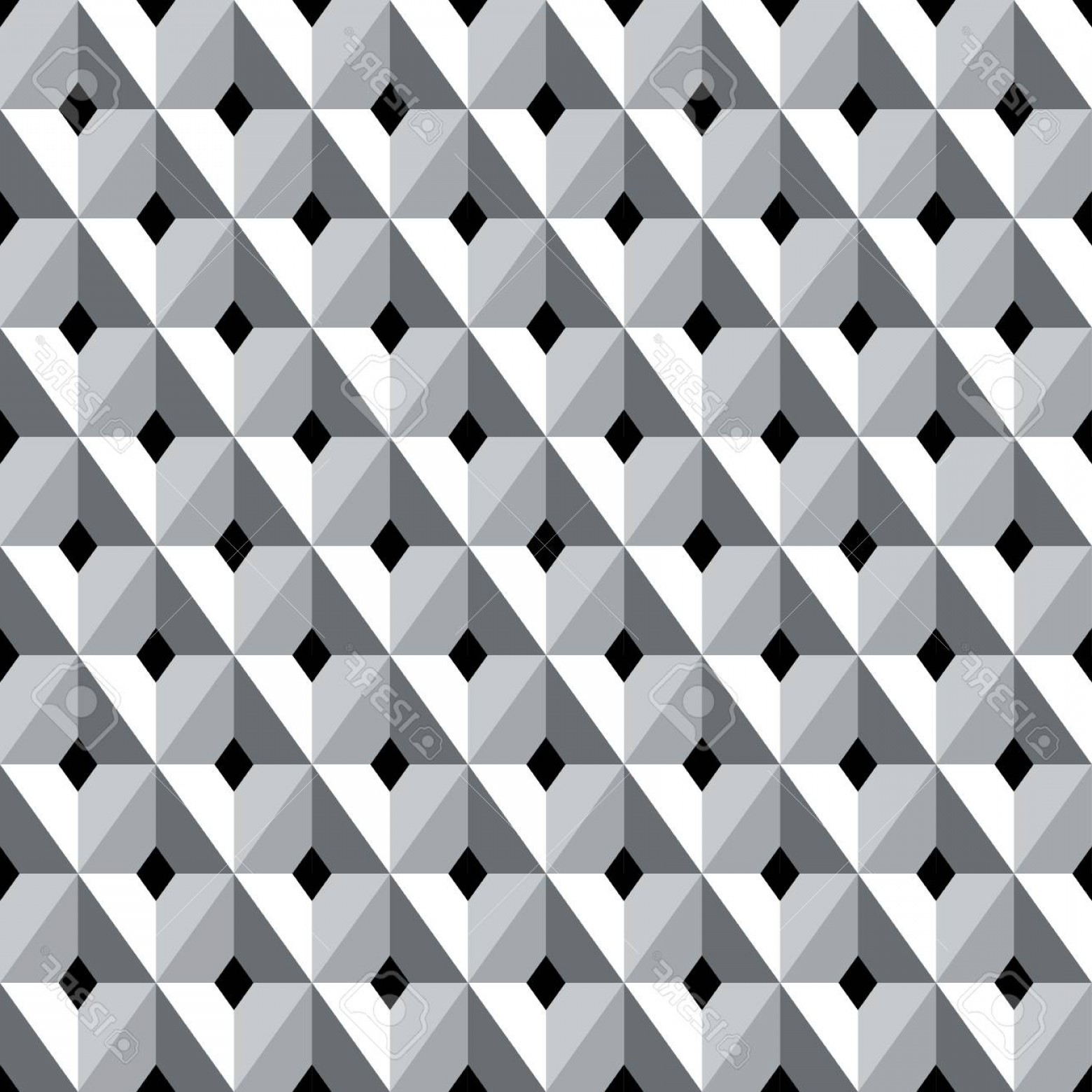Photostock Vector Seamless D Diamonds Pattern Geometric Texture 1560x1560 Photostock Vector Seamless D Diamonds Pattern Geometric Texture