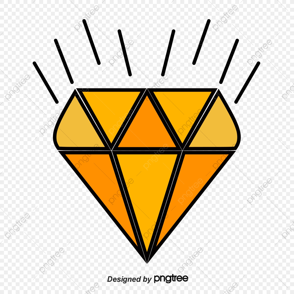1200x1200 Cartoon Diamond Vector, Cartoon Vector, Diamond Vector, Diamonds