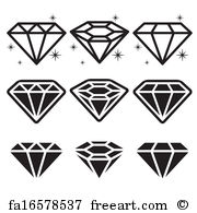 180x195 Free Diamond Vector Art Prints And Wall Artwork Freeart