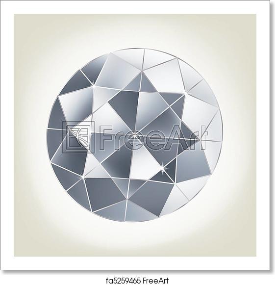 561x581 Free Art Print Of Vector Diamond Vector Diamond Freeart