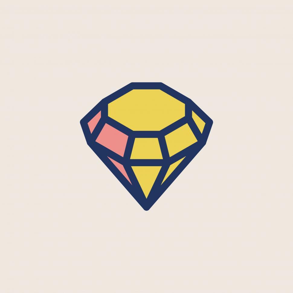 970x970 Get Free Stock Photos Of Diamond Vector Icon Online Download