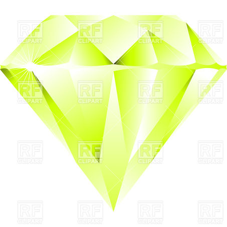 453x453 Green Triangular Diamond Vector Image Of Beauty, Fashion