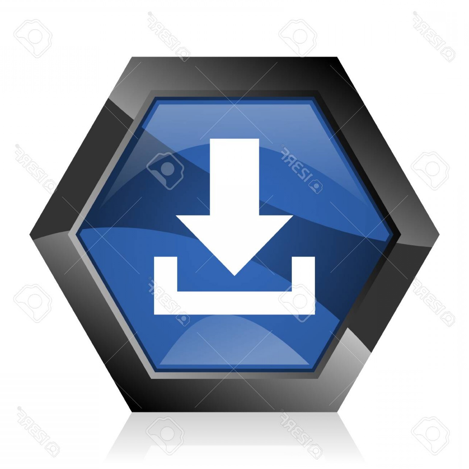 1560x1560 Photostock Vector Download Dark Blue Glossy Hexagon Geometric