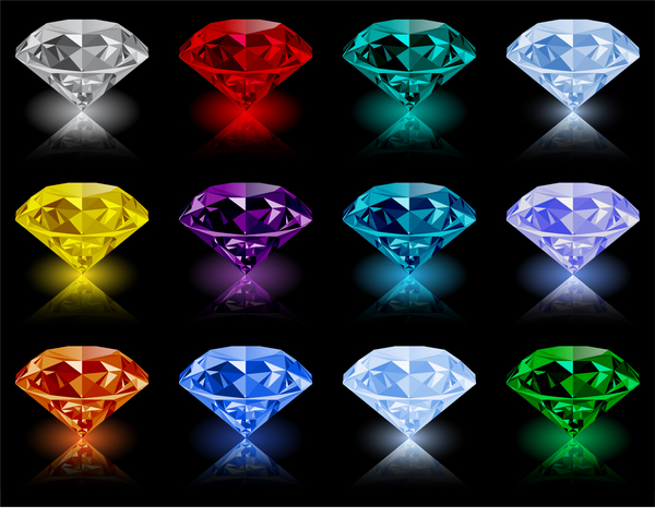 600x486 Colorful Diamond Vector Illustration Free Download