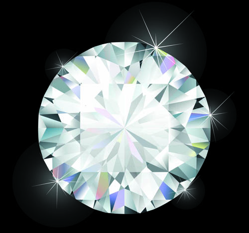 500x469 Shiny Diamond Vector Design Free Download