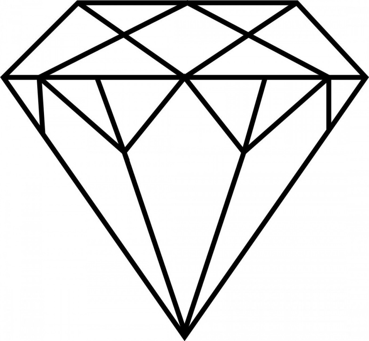 1569x1452 Black Diamond Vector Clip Art Cultracing