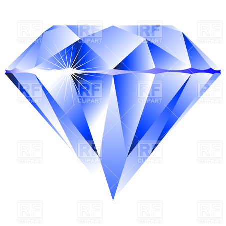 453x453 Blue Diamond Vector Image Of Beauty, Fashion Robertosch