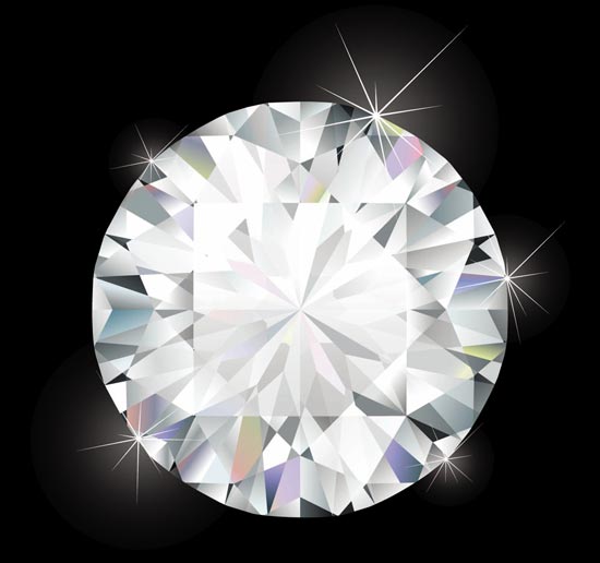 550x516 Sparkling Diamond Vector Design