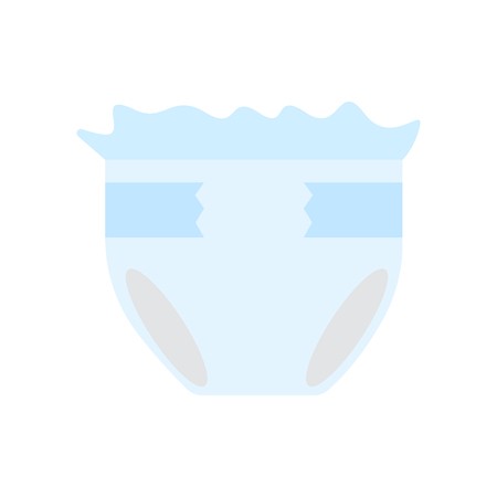 Funny Cartoon Children's Diaper Vector Illustration Royalty 450x450 Funny Cartoon Children's Diaper Vector Illustration Royalty