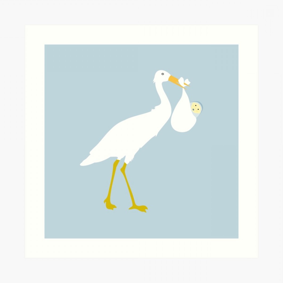 Stork Carrying Baby In A Diaper Vector Illustration Newwaysys 1200x1200 Stork Carrying Baby In A Diaper Vector Illustration Newwaysys